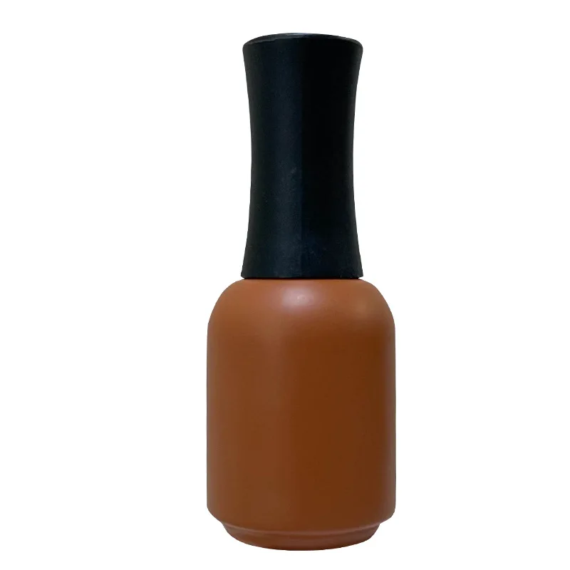 New stock 20ml colour thickened glass empty nail polish bottle with brush