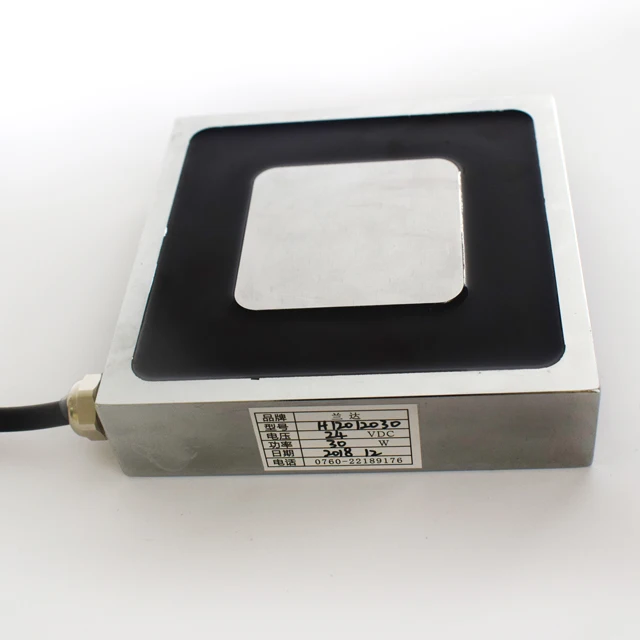 12v 24v Dc 220Kg 500Lbs Square Flat Lifting Electromagnet Solenoid for Automated Assemble Line