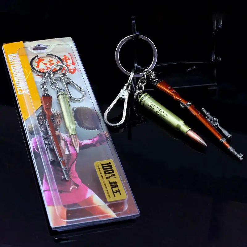 metal Fashion Golden Grade Helmet Backpack Frying Pan Charm Pendant Souvenir Eat Chicken Keychain