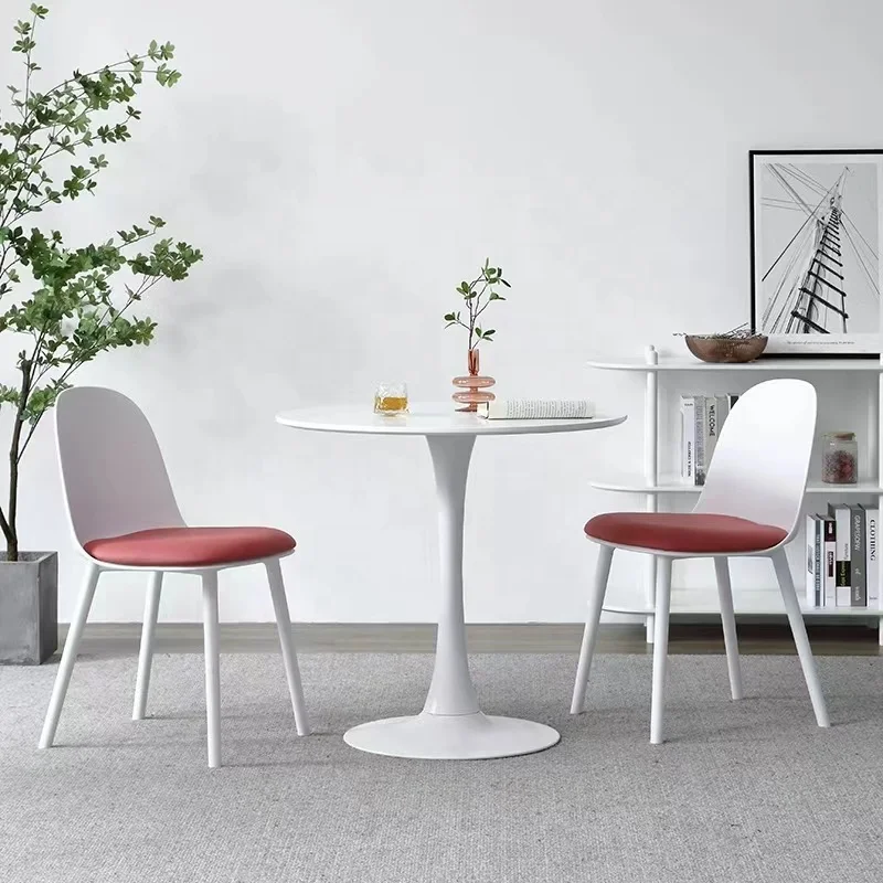 Modern Chinese manufacturing MDF top coffee conference kitchen dining table white black restaurant bar table living room table