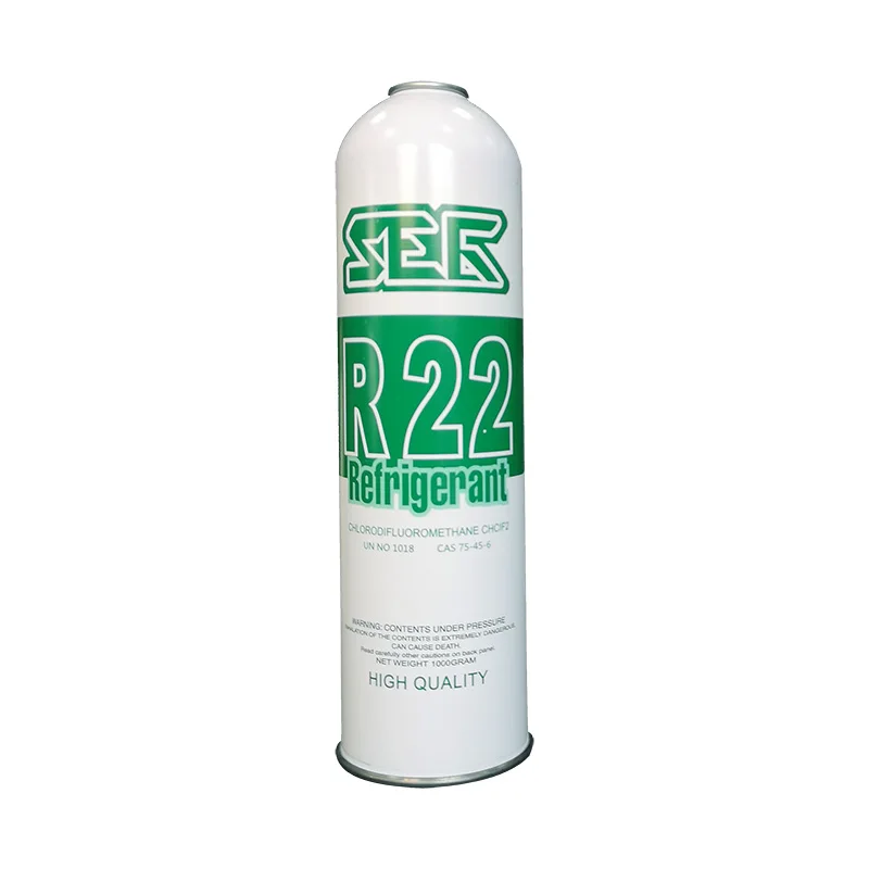 1kg R22 refrigerant gas can