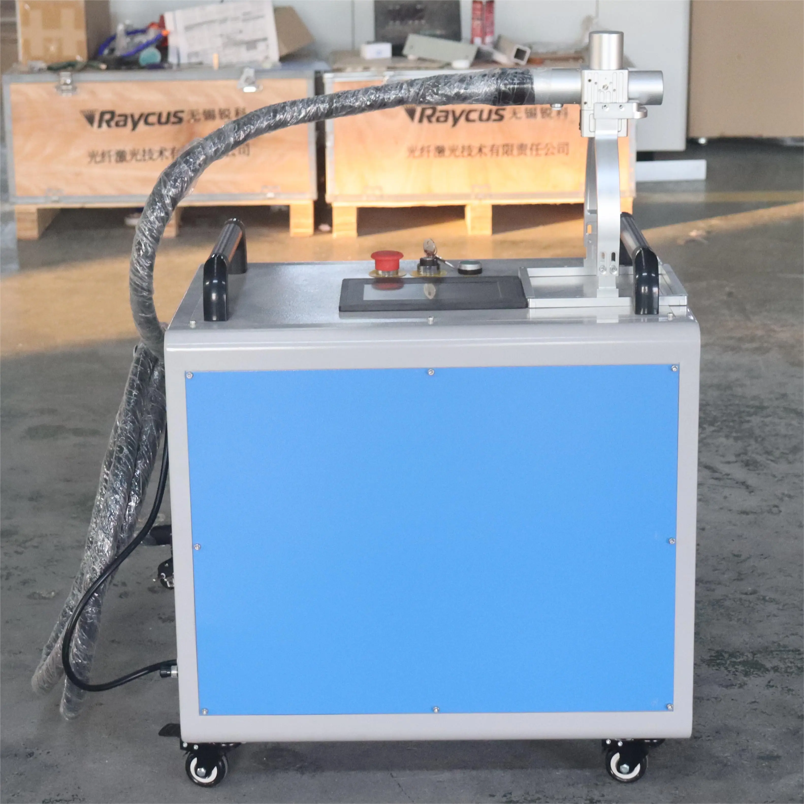 handheld pulsed fiber laser cleaning machine for rust oil dust removing oil clean coating removal machines