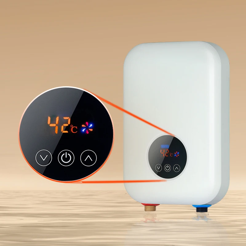 China hot water heater 6.5KW smart induction portable tankless instant electric water heater for bathroom water heater