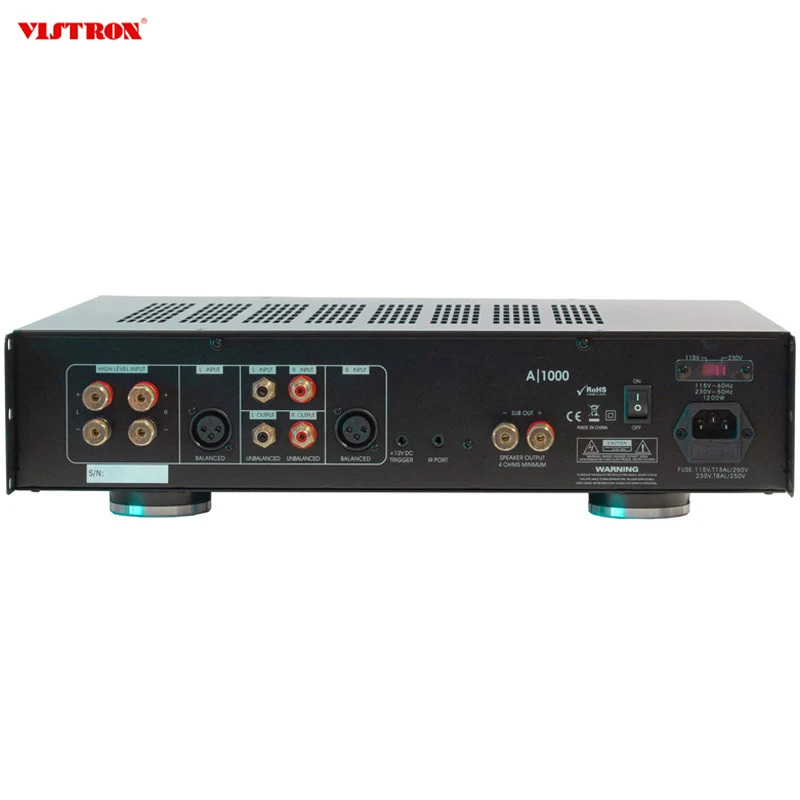 Class D 1000W Power Amplifier with DSP