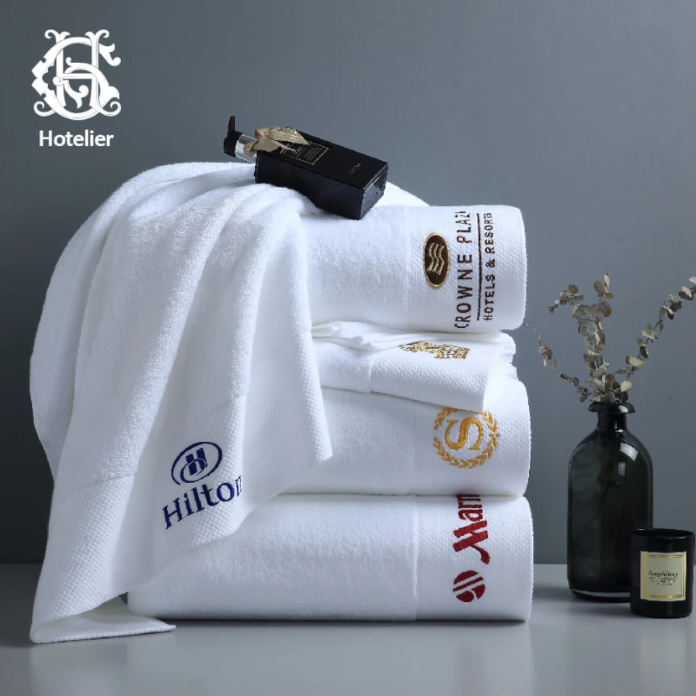 
Hotelier Fashion Easy Dry High Quality Bath Face Towels 100% Cotton Hotel Hand Towel For Hotel Spa Salon Usage 