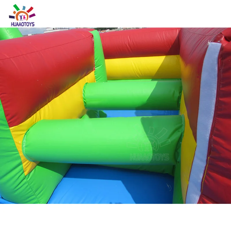 Adult inflatable outdoor obstacle course for kids