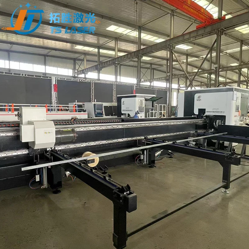 Tuosheng manufacturer supply 3-6kw cnc router and laser sheet metal pipe tube laser cutting machinery