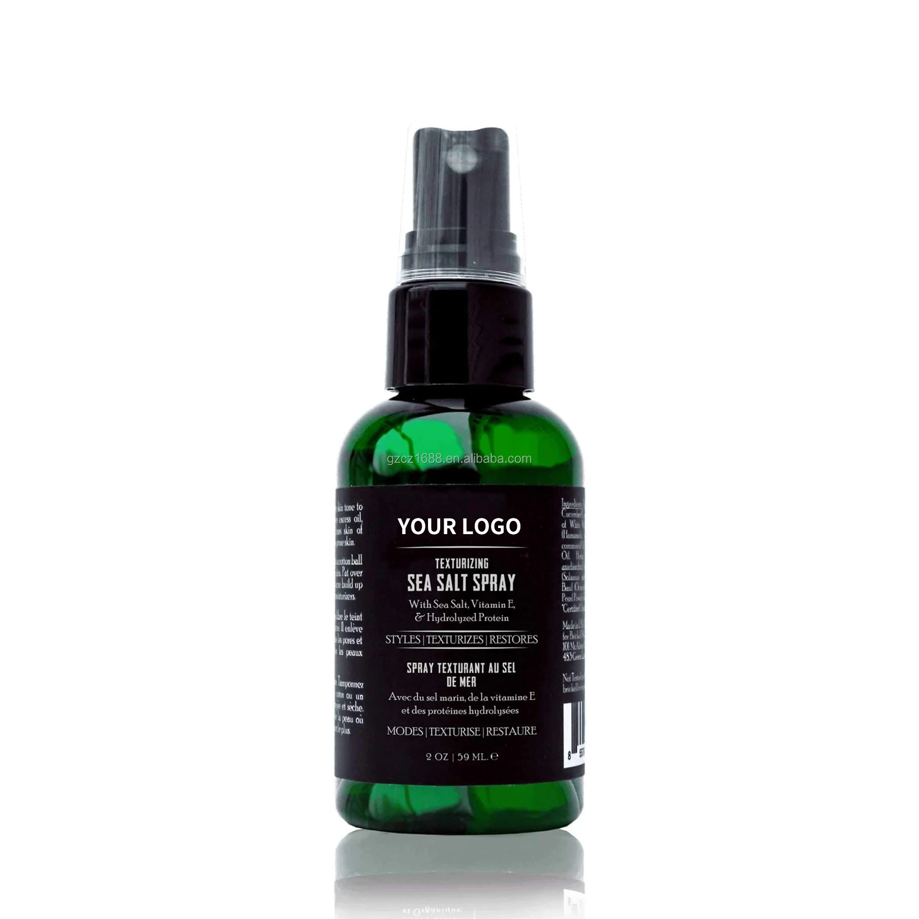 OEM/ODM Hair Styling Products Beach Surfer Instant Texture Volumizing mens barber Sea Salt Spray