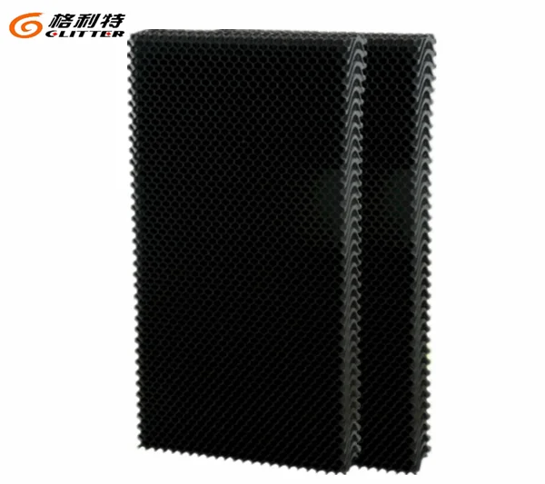 industrial mildew resistant plastic evaporative cooling pad black color