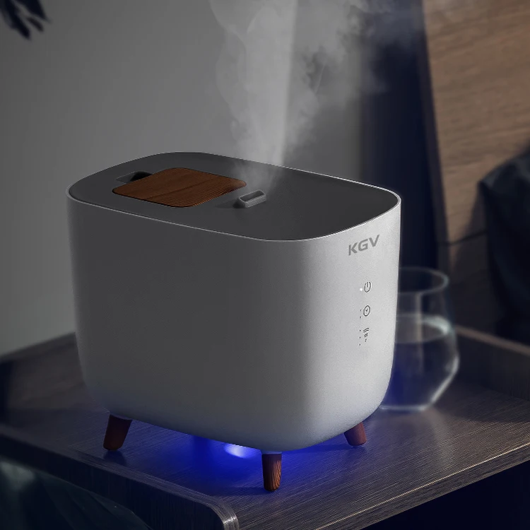 Mist Oil Diffuser Smart Ultrasonic Cool Small Warm Humidifiers Face Room Diffuser Top Filling Heating Essential Humidifier