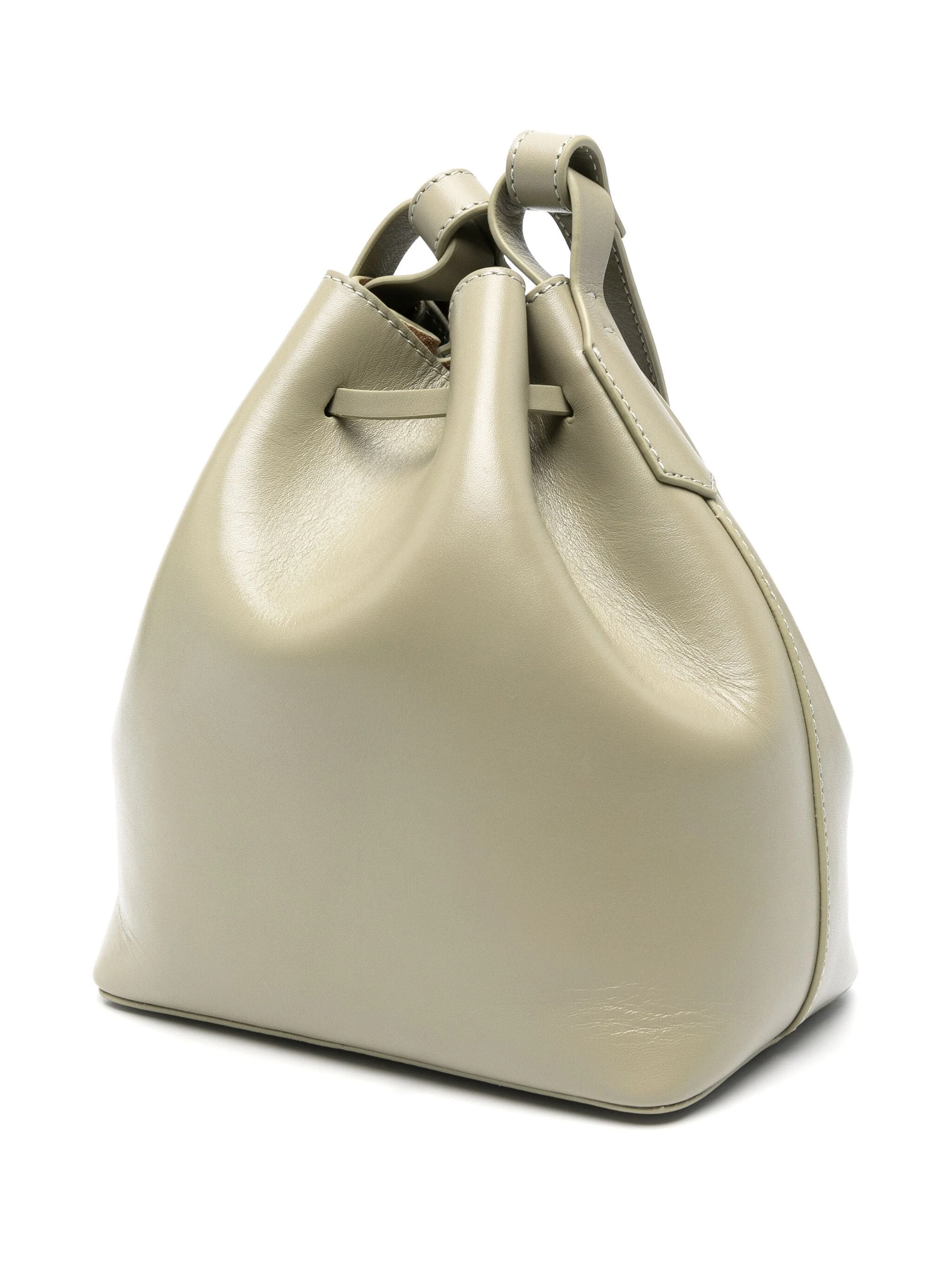 Custom New Design Fashion high quality Portable Fashion style Leather with draw string Shoulder Bag