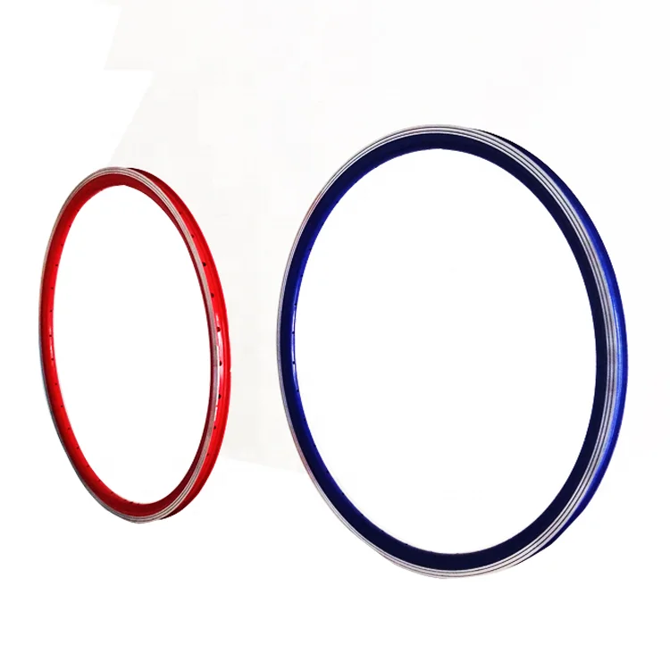 2021 Hot sale Aluminum alloy bicycle rims  mountain bike wheel colorful fixed gear 32H bike rim