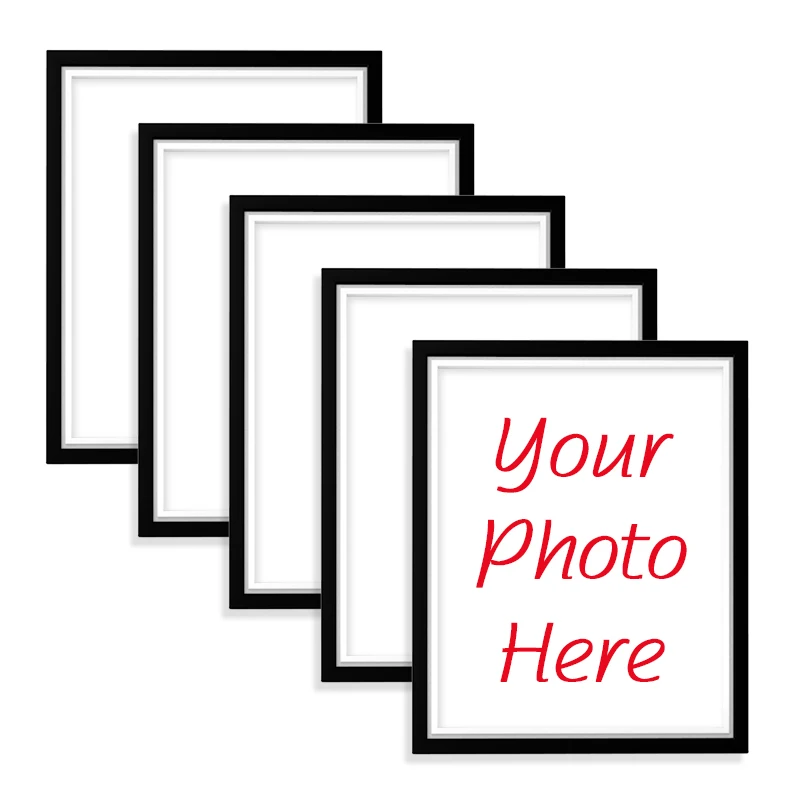 Оптовая продажа под заказ деревянная фоторамка A4 настольная декоративная Индивидуальный размер и дизайн