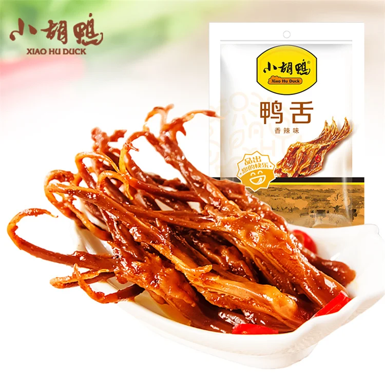 Xiao Hu-Duck Hot Sale Healthy and Safe Spicy Duck Tongue Mala Snack * 95g/bag