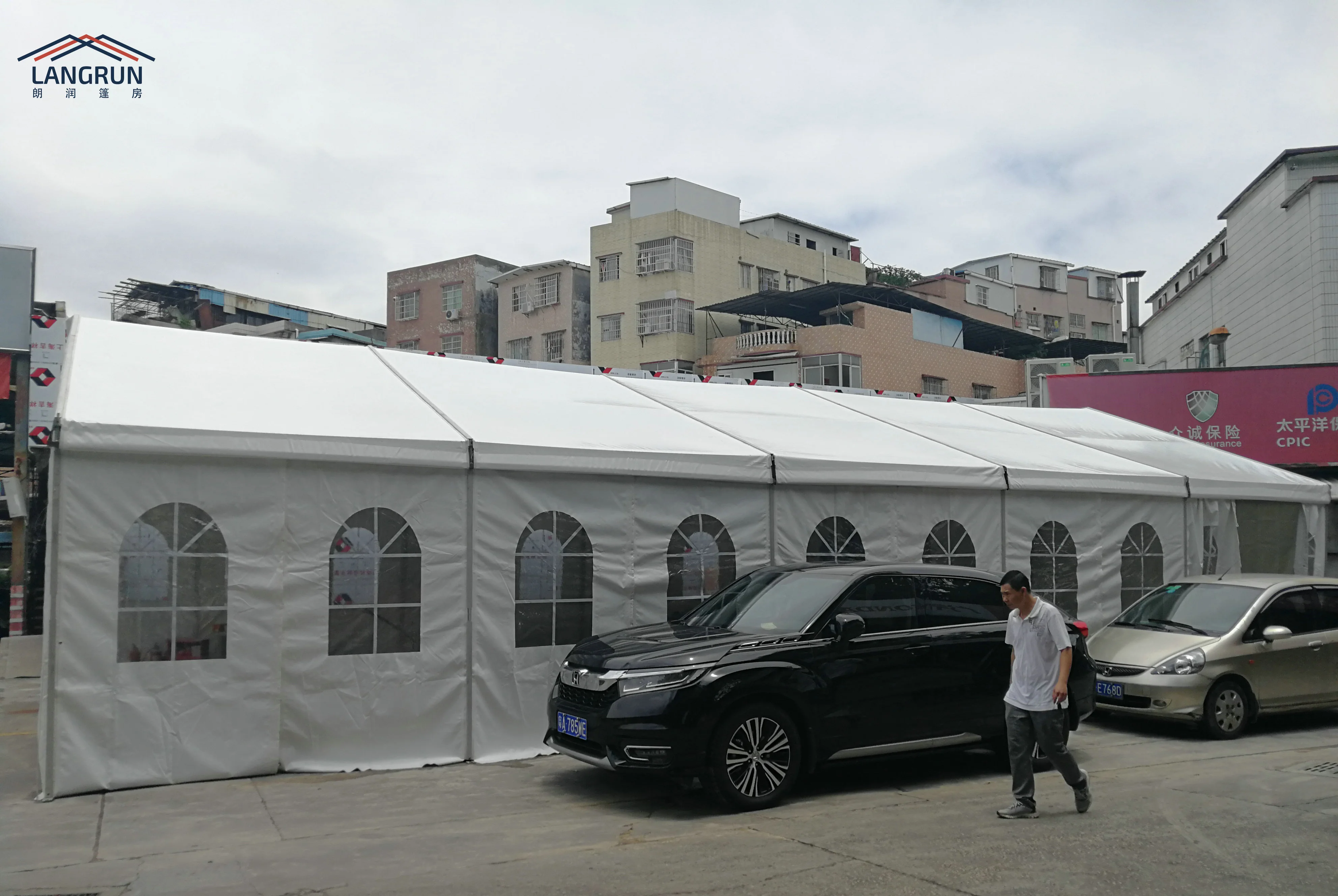 15m Span Big Tent Fire Retardant And Waterproof Outdoor Exhibition Tent Trade Show Party