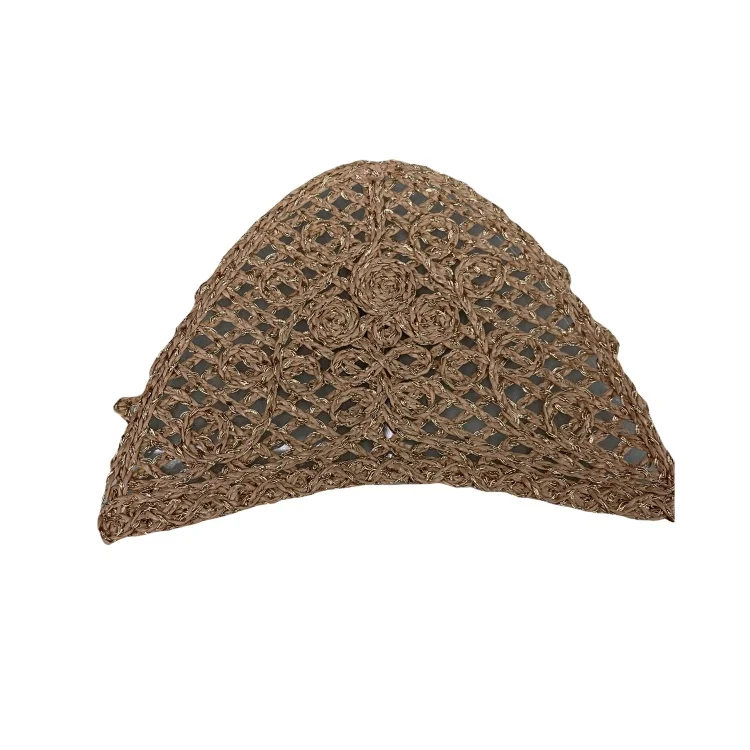 Electric embroidery mixed gold thread PP half head sandal top shoe material