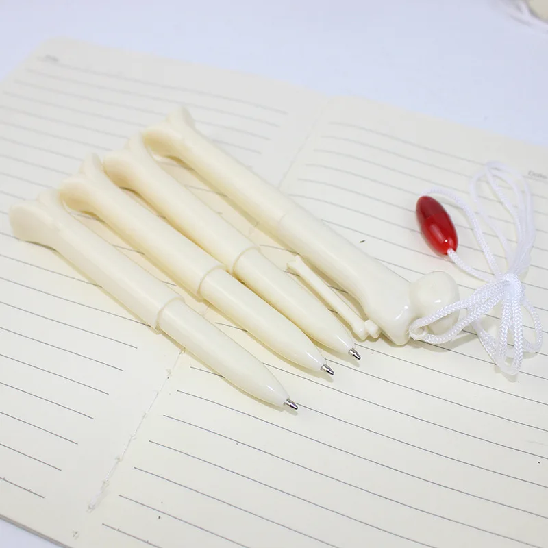 Promotional Advertising Novelty Hospital doctors nurses ballpoint pens Bone Shaped Ballpoint Pen Plastic Creative Ball Pen