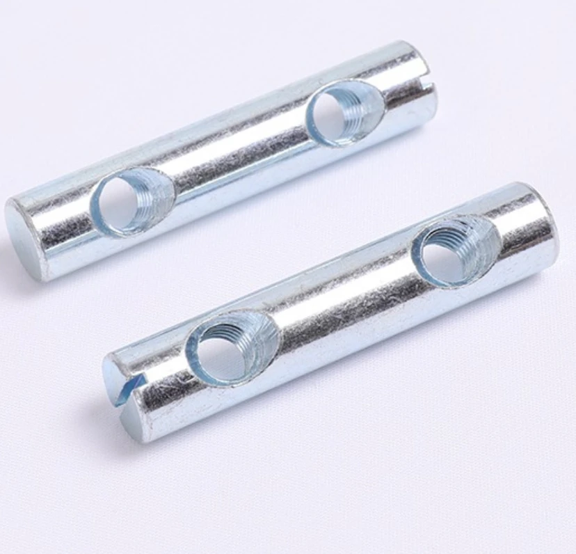 Slotted Double Hole Nut M6 Hammer Nut M8 Furniture Connector Hardware Accessories