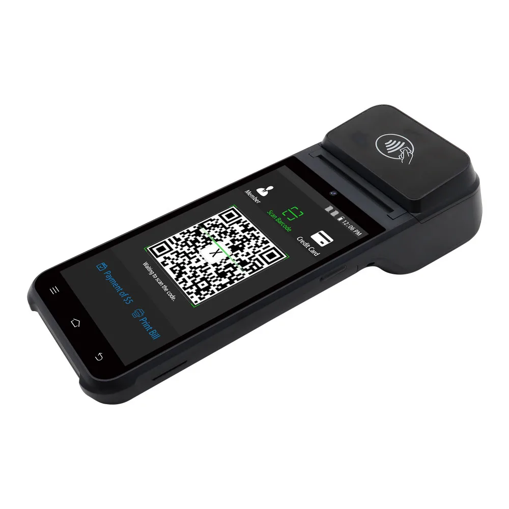 Z91PRO High Quality Android 8.0 Handheld 4G POS Terminal Printer Barcode Scanner PDA NFC Reader