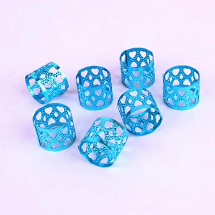 Модный хит; 100 шт./пакет цветные волосы плетеные бусы кольца манжета Инструменты для укладки волос набор кисточек для макияжа косметические принадлежности