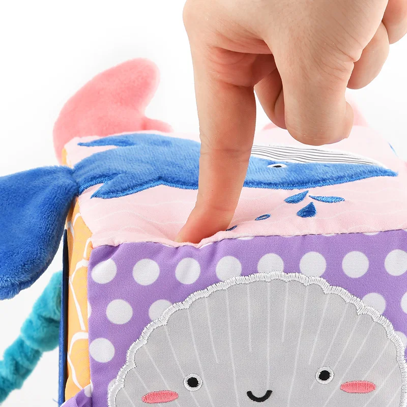 educational toy Baby Plush Rattle Building Block Sets Hanging Toy Educational toys for kids