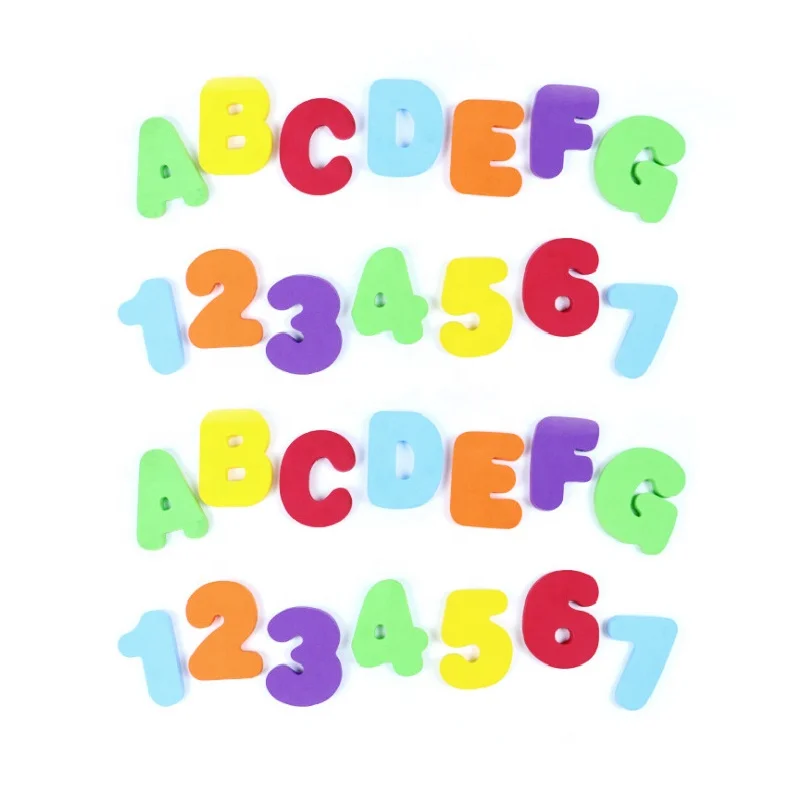 Customized EVA Letter Sponge Text Sticker EVA Number Sticker Material