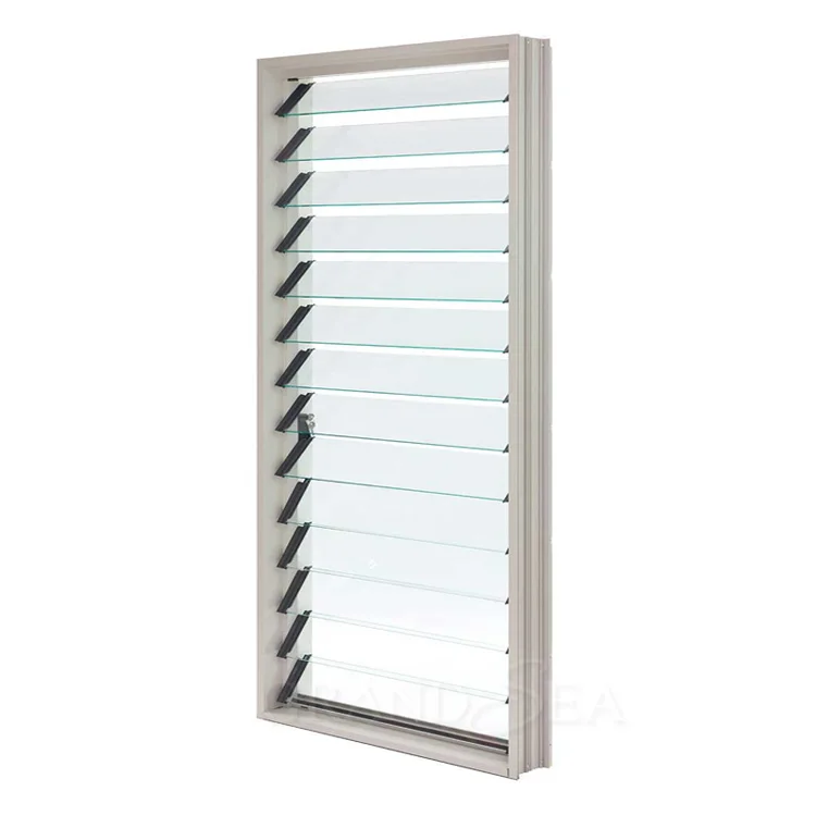 Aluminium Jalousie Glass Bathroom Louver Window Cheap Price Shutter Manufacturer