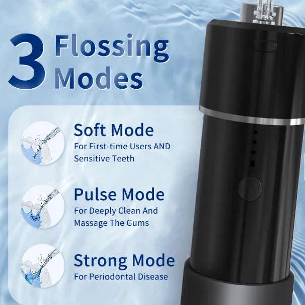 2022 Rechargeable Dental Tooth Cleaning Cordless Pik Teeth Cleaner Floss Care Clean Oral care water Irrigator Water Flosser