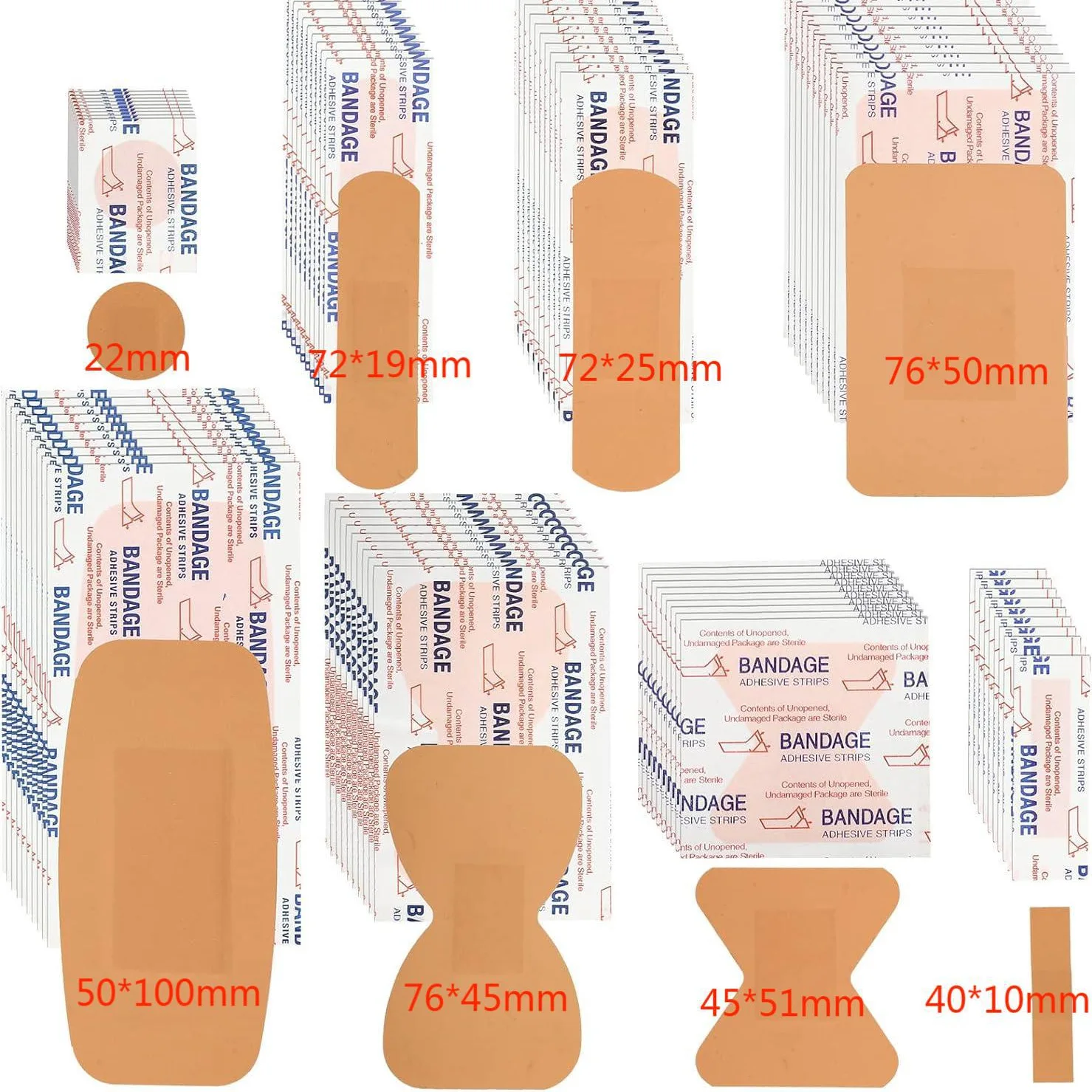 Kids band aids custom bandaid LOGO PE hemostatic patch skin elastic waterproof band-Aid large breathable elastic