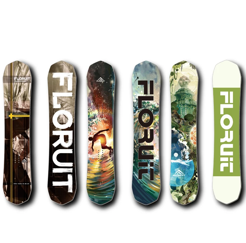 FLORUIT snowboards with bindings High quality competitive all-mountain snowboards Factory customized skis