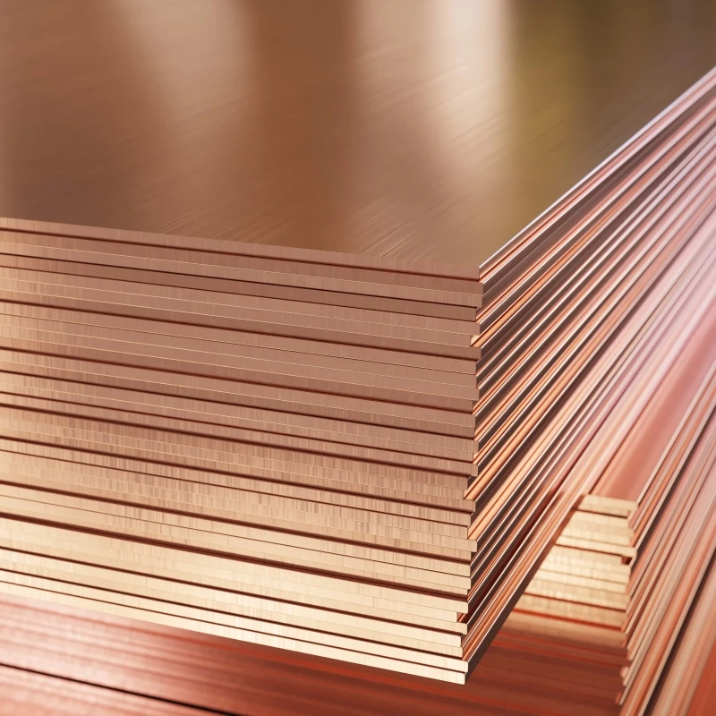 Copper Sheet Hot Sale Electrolytic Copper Cathode 99.99% Brass Plate Soft Beryllium Power Transmission and Motor Manufacturing