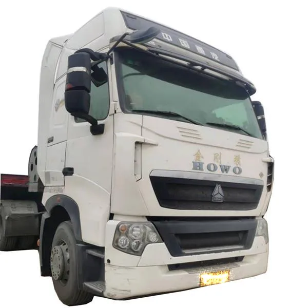 Howo Used T7H 430 Cab Truck Tractor For Sale CNG Towing Truck CNG Container Truck