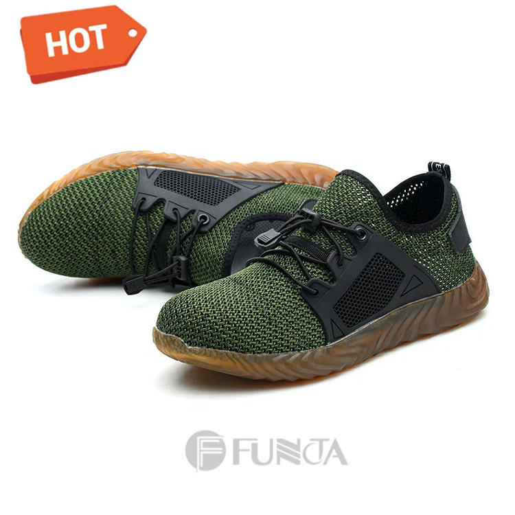 FUNTA Good quality steel toe safety shoes working shoes steel plate anti-slip