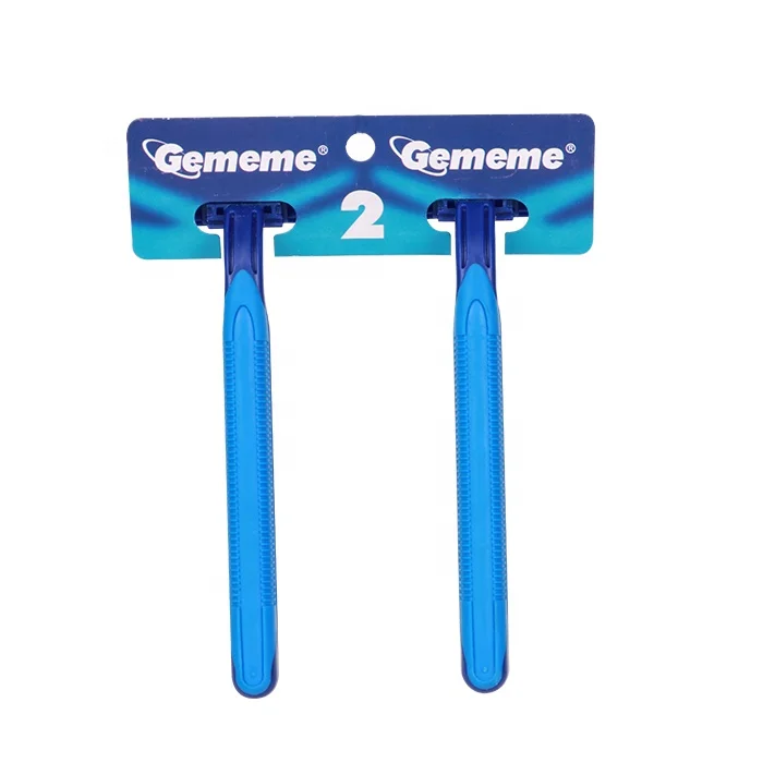 Gememe Shaver Twin Blade Shaving Stick Disposable Razor Shavette Razor