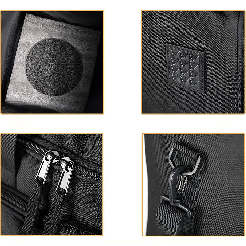 High Quality Custom Heavy Duty Indoor  3 Balls Bowling Bag with Shoes Pockets and Shoulder Strap