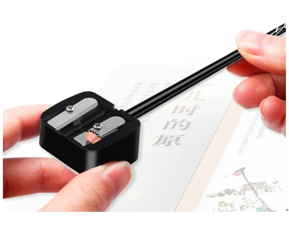 Wholesale Cosmetic Eyebrow Pencil Sharpener Plastic Welcom OEM DHL/UPS/TNT Opp Bag/oem