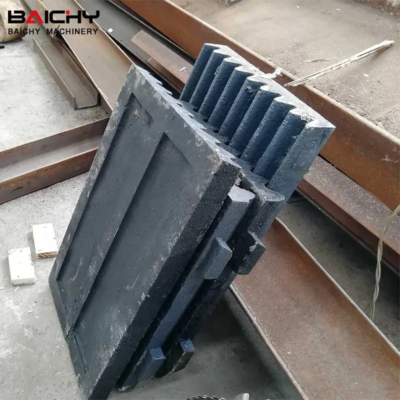 PE600x900 Jaw Plate Price Of Jaw Crusher Machine Casting Steel Spare Parts Mobile And Stationary Type Jaw Plate For Sale