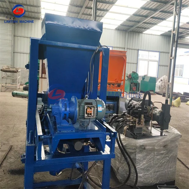 Palm shell wood sawdust charcoal compress briquette machine