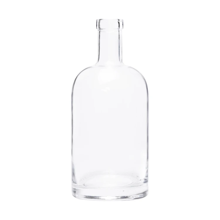 Hot Sale New Design  750ml Glass Liquor Bottles for Vodka Tequila Whiskey Rum