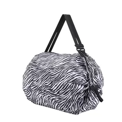 Wholesale foldable non-woven shopping bags one shoulder environmentally friendly reusable supermarkets and travel handbags