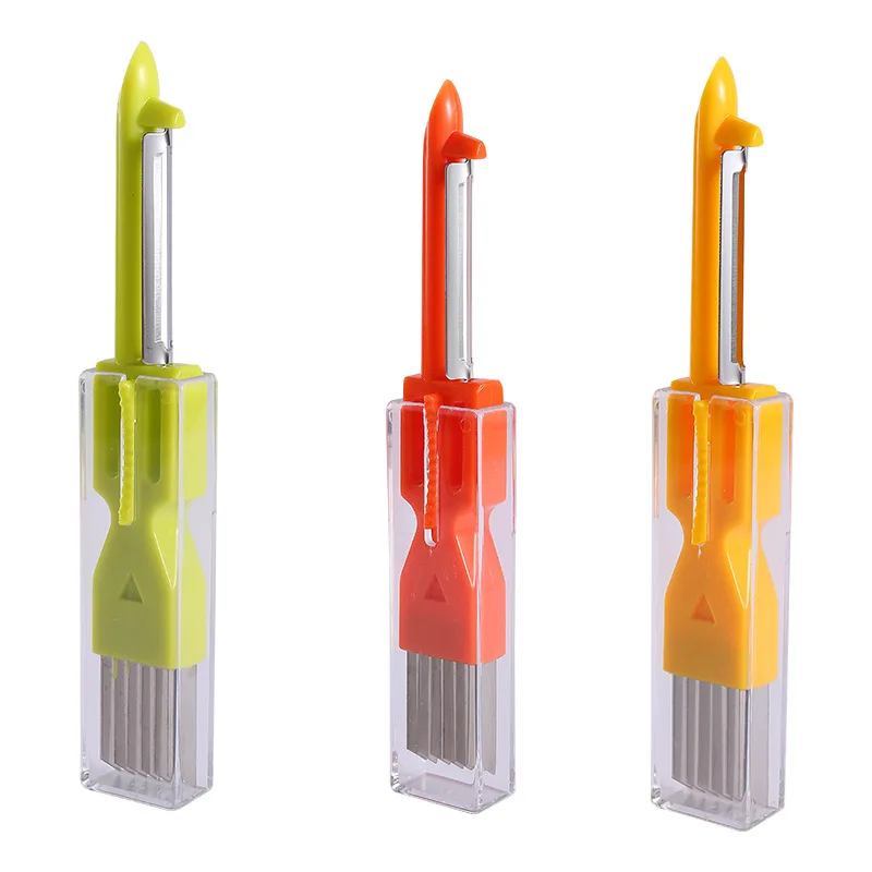 Shredded onion peeler household scraping scallion digging groove onion celery multifunctional shredded onion knife