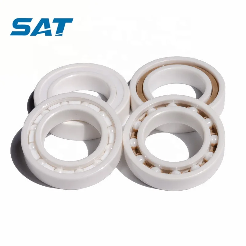High Precision Ball Bearing Si3N4 ZrO2 Material Bearings 6001 6201 6301 6802 6902 16002 6002 6202 6302 6803 6903 16003