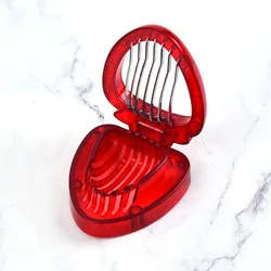 2021 hot selling kitchen accessories plastic egg cutter tools hard boiled egg slicer with stainless steel wire