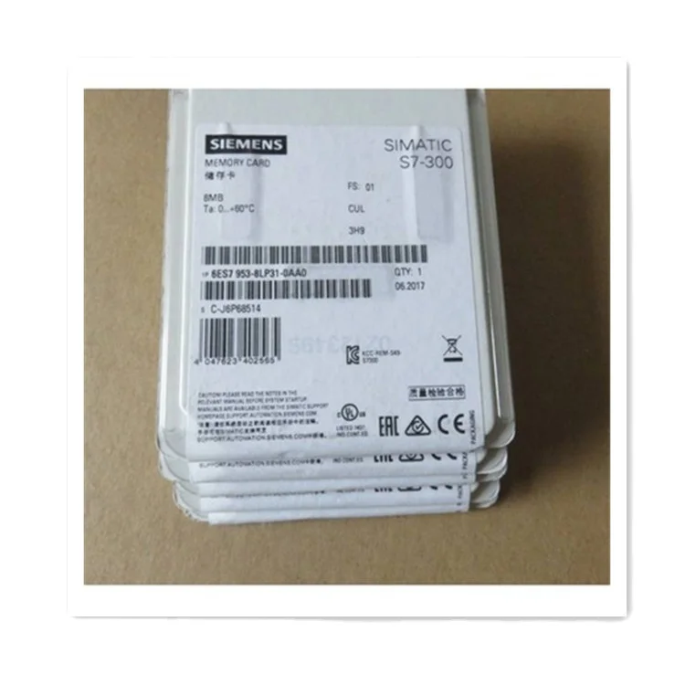 Новая 100% Siemens SIMATIC S7 micro карта памяти для S7-300PLC 4MB 6ES7953-8LM20-0AA0