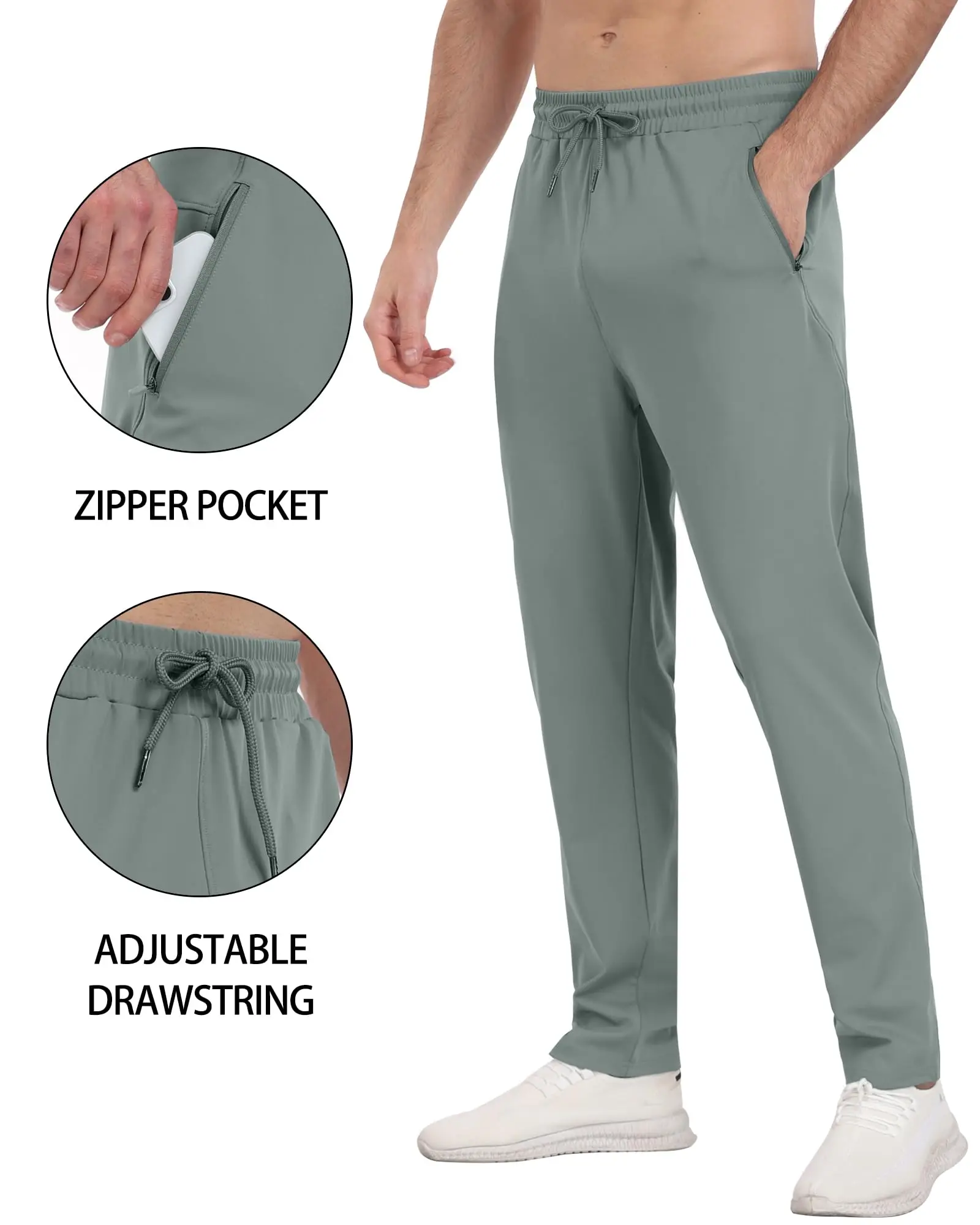 Wholesale Custom Sweat Pants with Logo Text Design Track Pants Men Sport Pants for Men Elastic-Waist Drawstring Travel Jogger