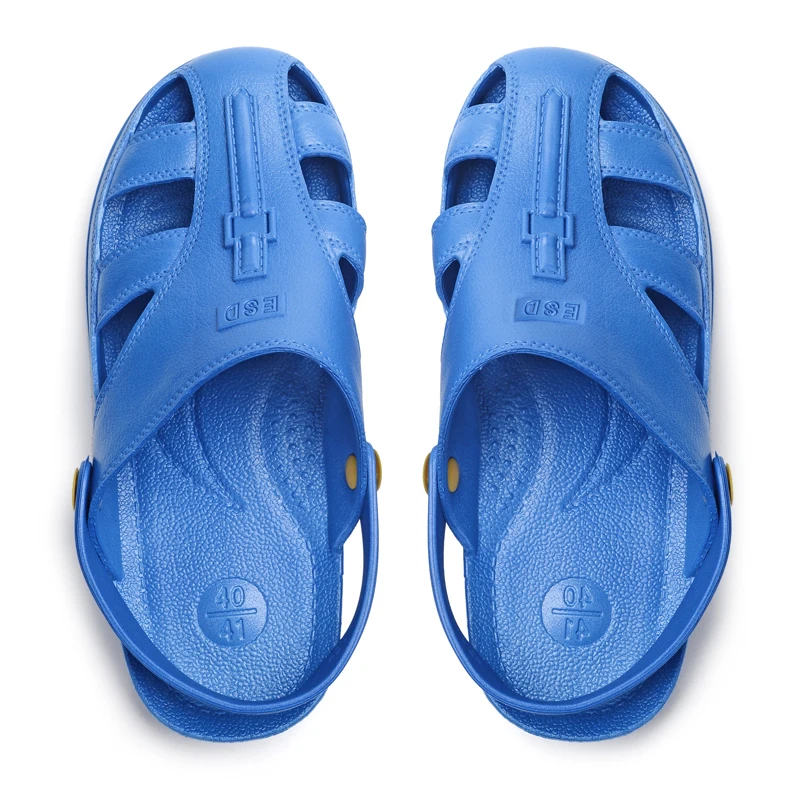 Low Cost SPU ESD Clog Sandal Antistatic SPU Slippers Grounding Non-slip ESD Control In Work Environments For Industrial Safety