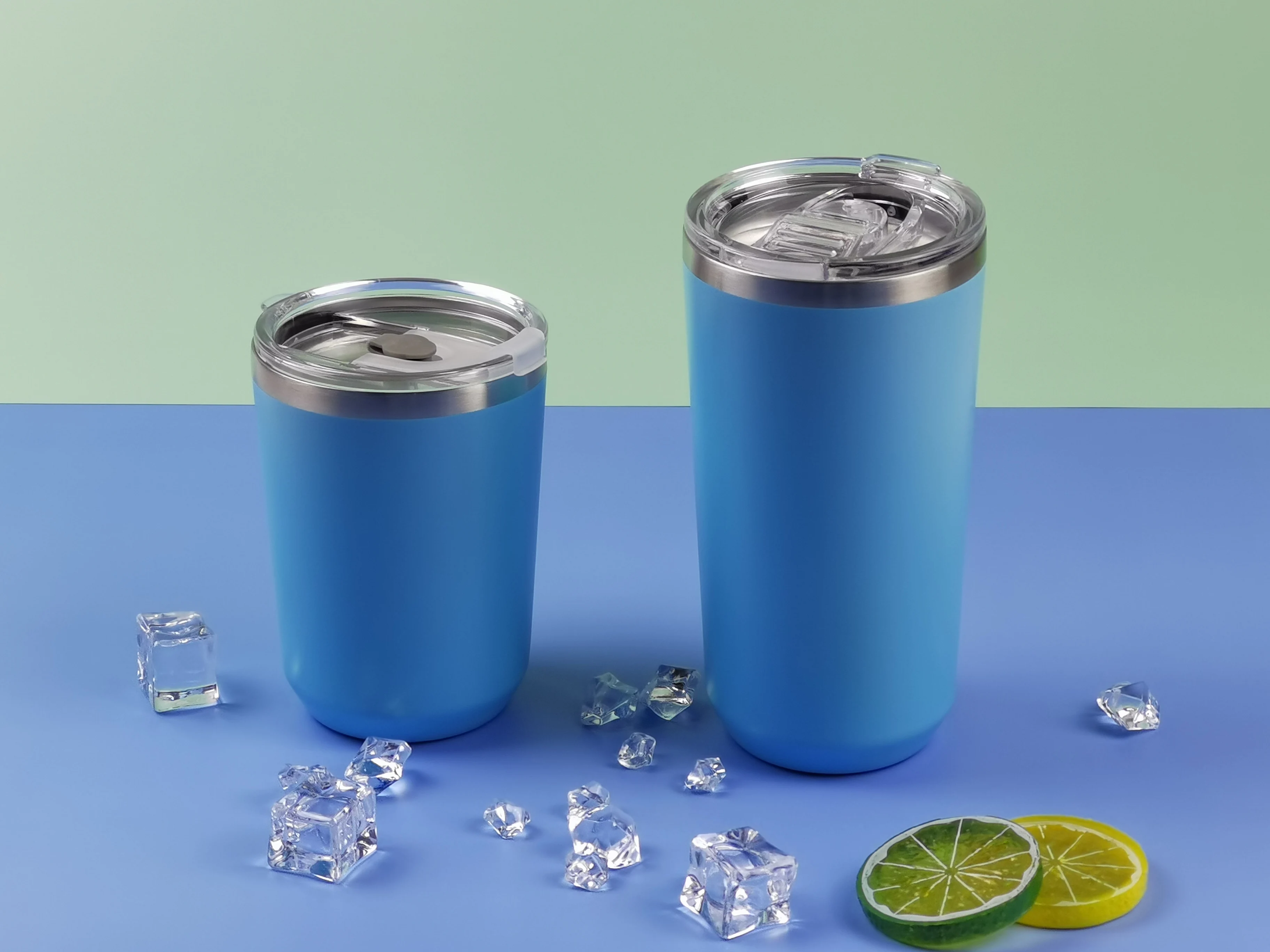 2020 New 12oz 17oz Double wall 304 stainless steel tumbler with LID coffee cup water bottles