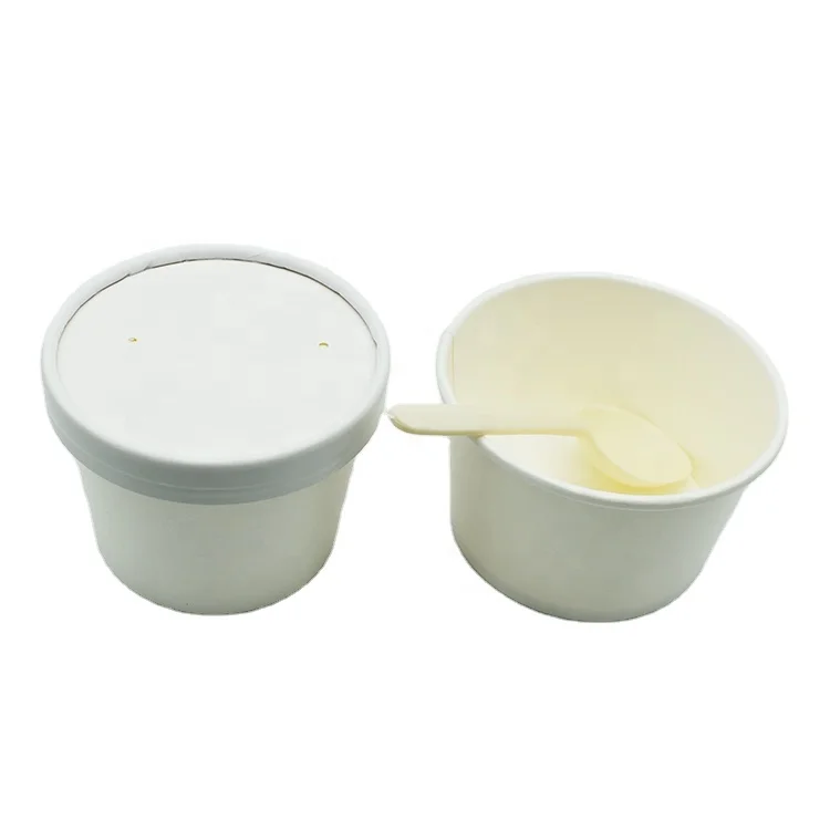 Одноразовый контейнер для горячего супа, Высококачественная бумажная миска для супа