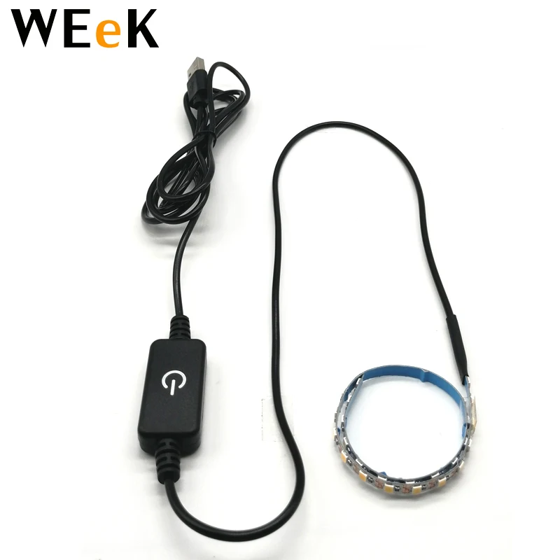 SMD2835 5V USB Led Strip Light Touch Sensor Dimmable LED Tape 1M 2M 3M Cool white / Warm white Flexible Room Light TV Backlight