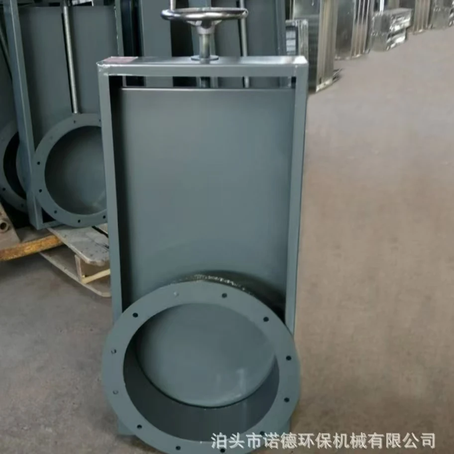 Oil gate valve fluid wall cylinder valve bin sliding knife manual sliding plate valve